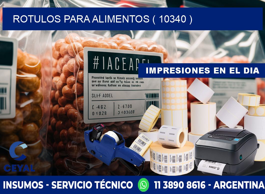 ROTULOS PARA ALIMENTOS ( 10340 )