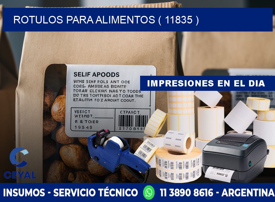 ROTULOS PARA ALIMENTOS ( 11835 )
