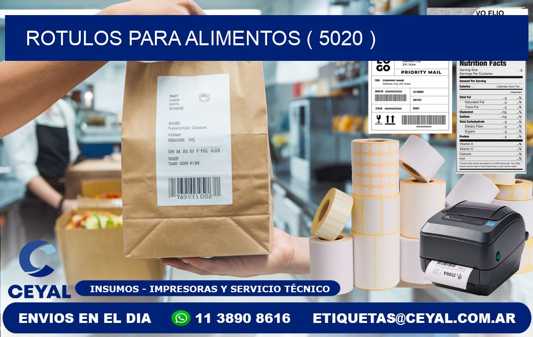 ROTULOS PARA ALIMENTOS ( 5020 )