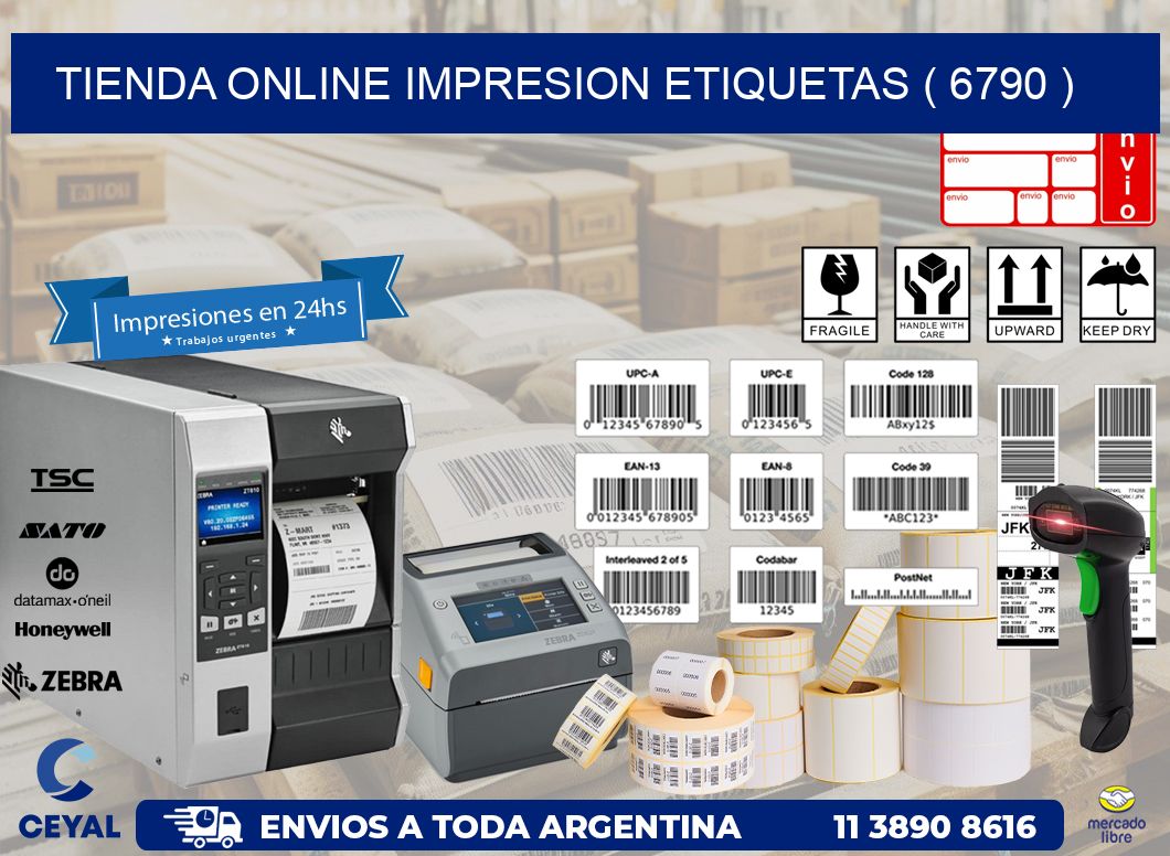 TIENDA ONLINE IMPRESION ETIQUETAS ( 6790 )