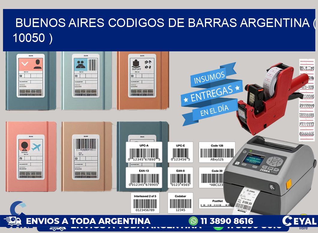 buenos aires codigos de barras argentina ( 10050 )
