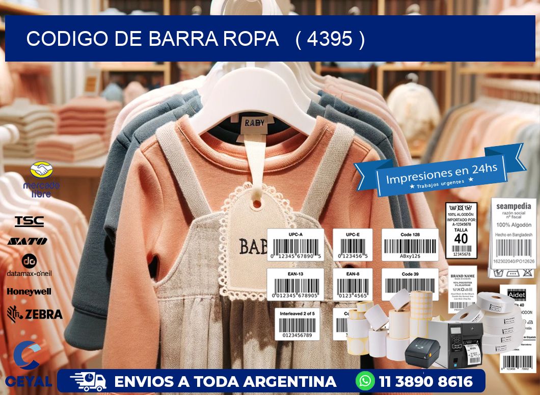 codigo de barra ropa   ( 4395 )