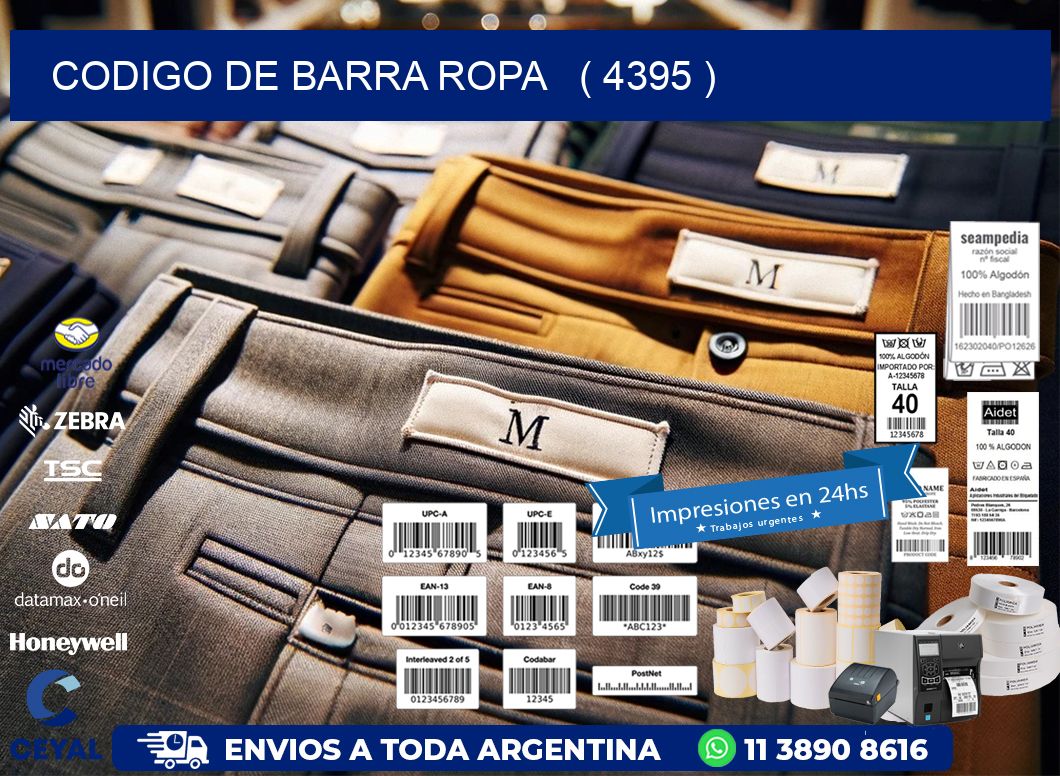 codigo de barra ropa   ( 4395 )
