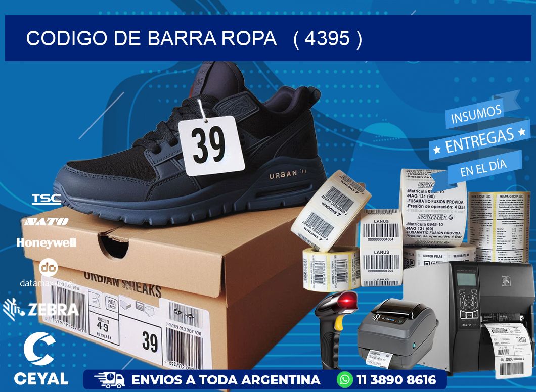 codigo de barra ropa   ( 4395 )