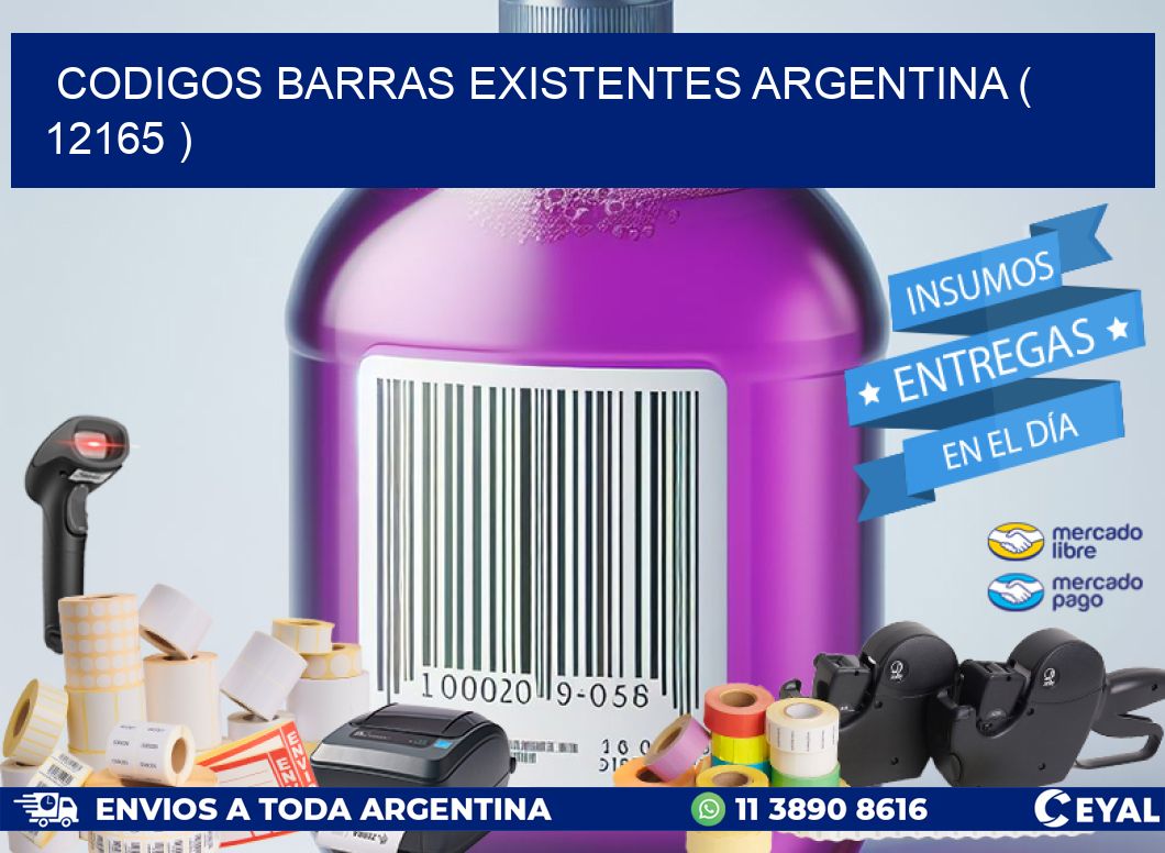 codigos barras existentes argentina ( 12165 )