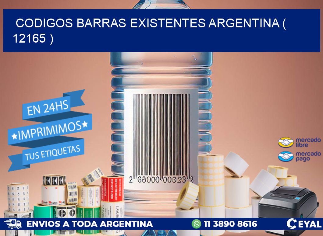 codigos barras existentes argentina ( 12165 )