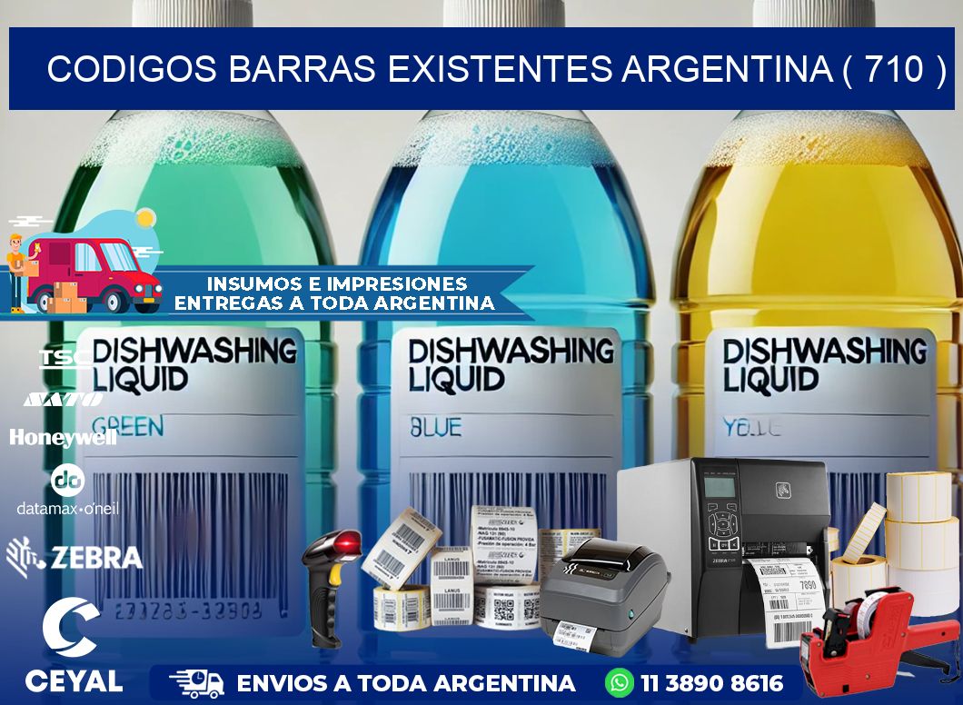 codigos barras existentes argentina ( 710 )