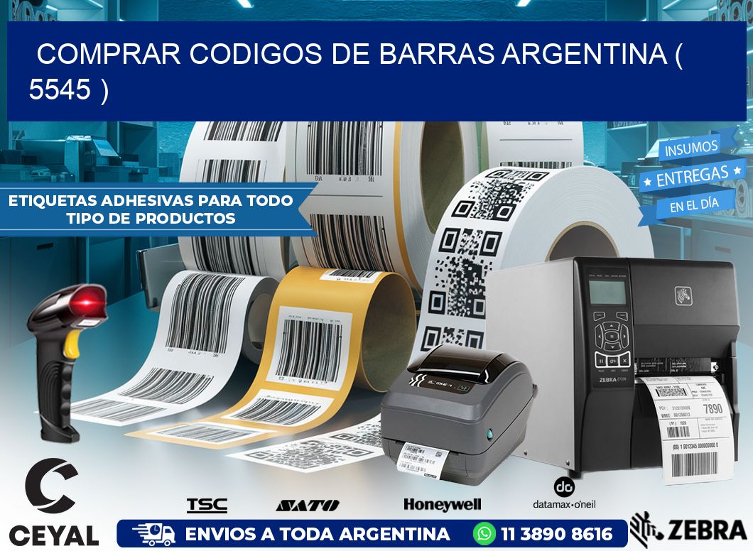 comprar codigos de barras argentina ( 5545 )