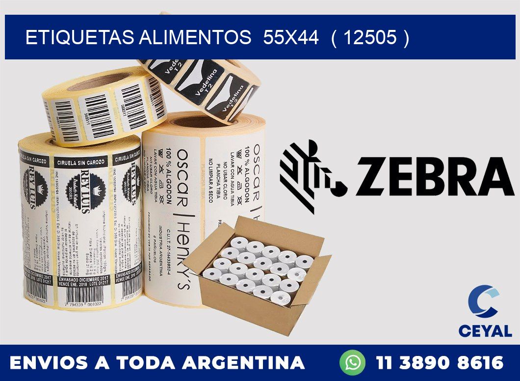 etiquetas alimentos  55×44  ( 12505 )