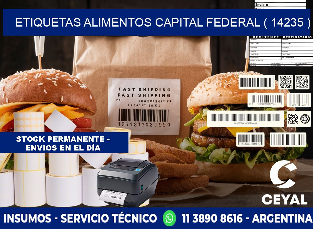 etiquetas alimentos capital federal ( 14235 )