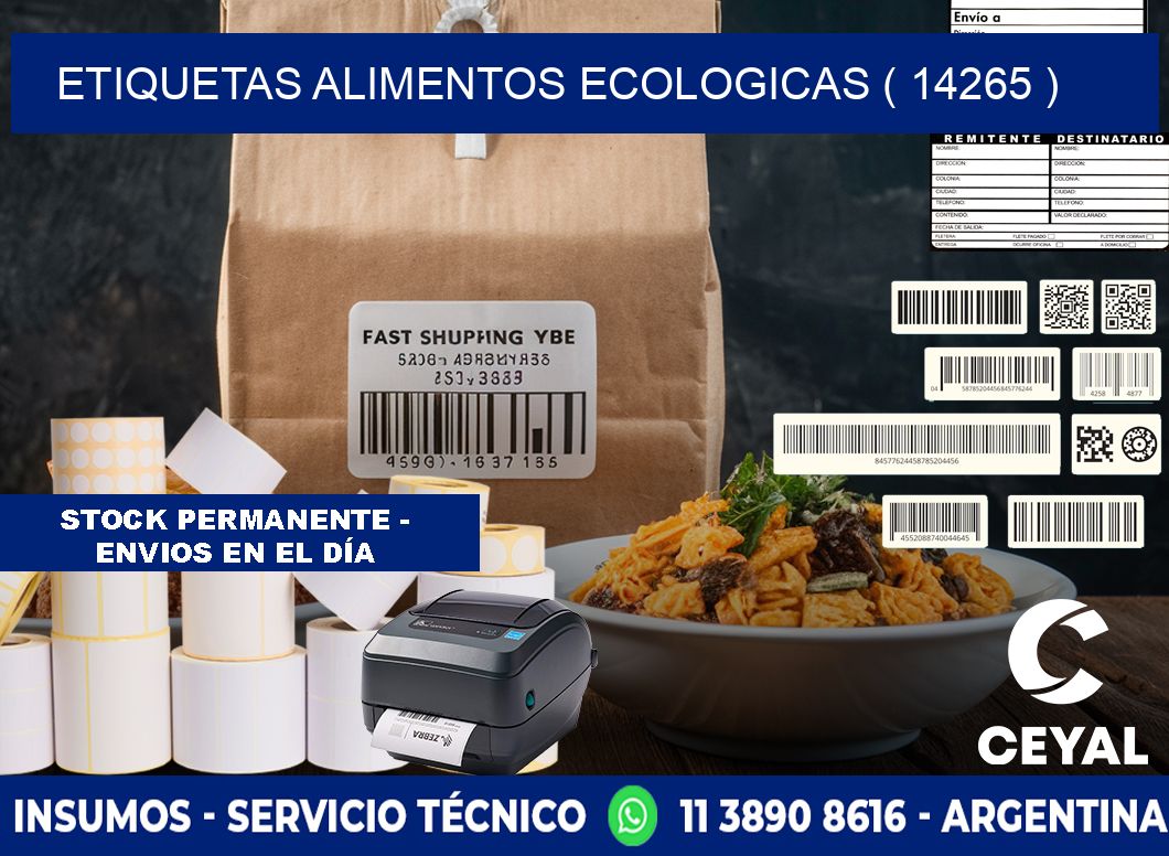 etiquetas alimentos ecologicas ( 14265 )