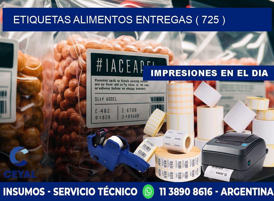 etiquetas alimentos entregas ( 725 )