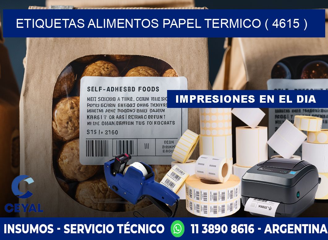 etiquetas alimentos papel termico ( 4615 )