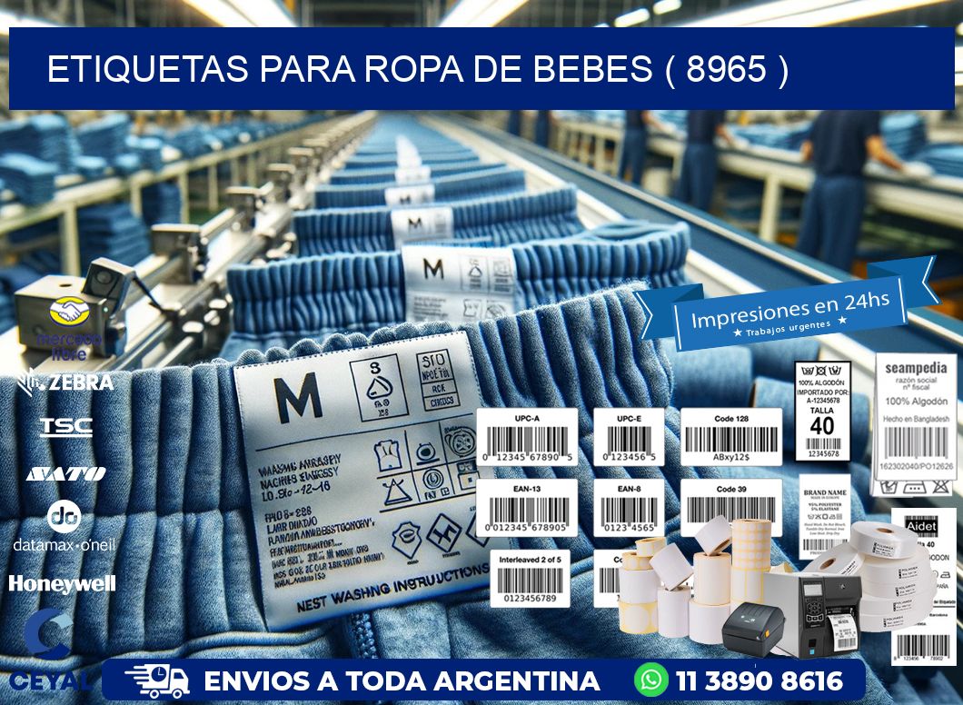 etiquetas para ropa de bebes ( 8965 )