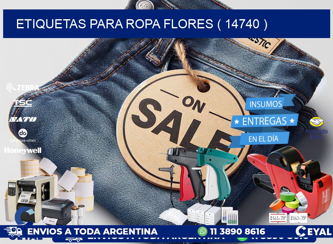 etiquetas para ropa flores ( 14740 )