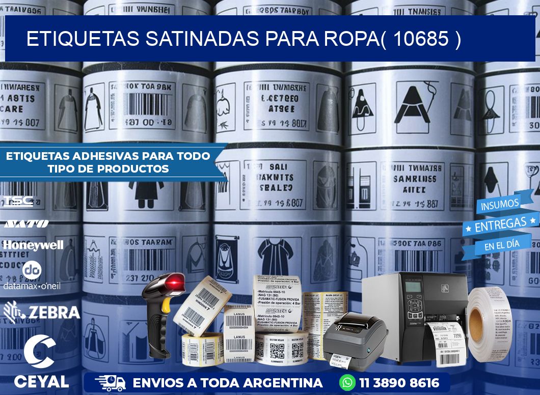 etiquetas satinadas para ropa( 10685 )