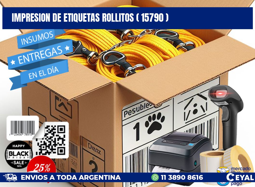 impresion de etiquetas rollitos ( 15790 )