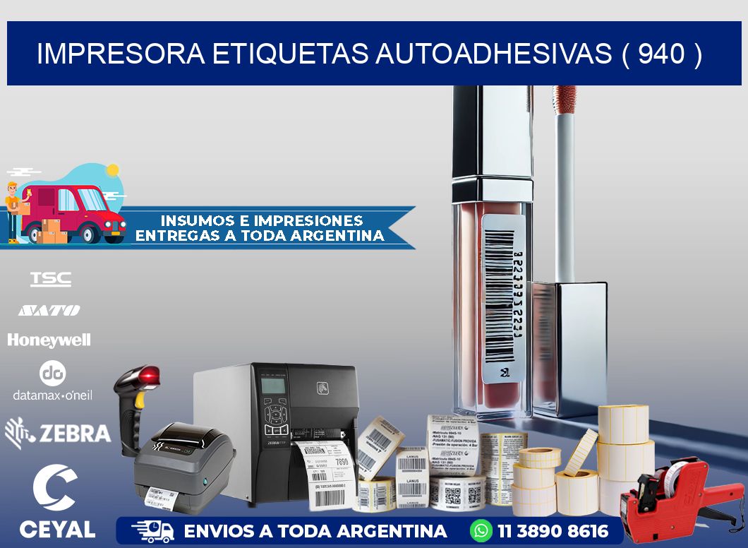 impresora etiquetas autoadhesivas ( 940 )