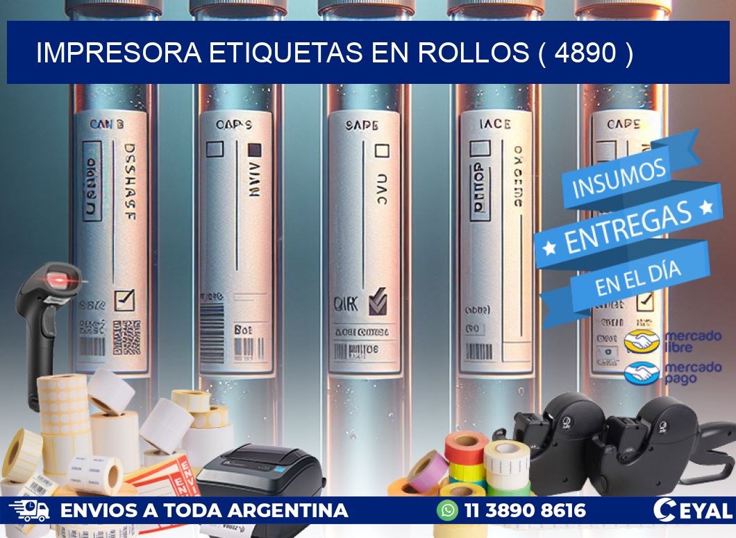 impresora etiquetas en rollos ( 4890 )