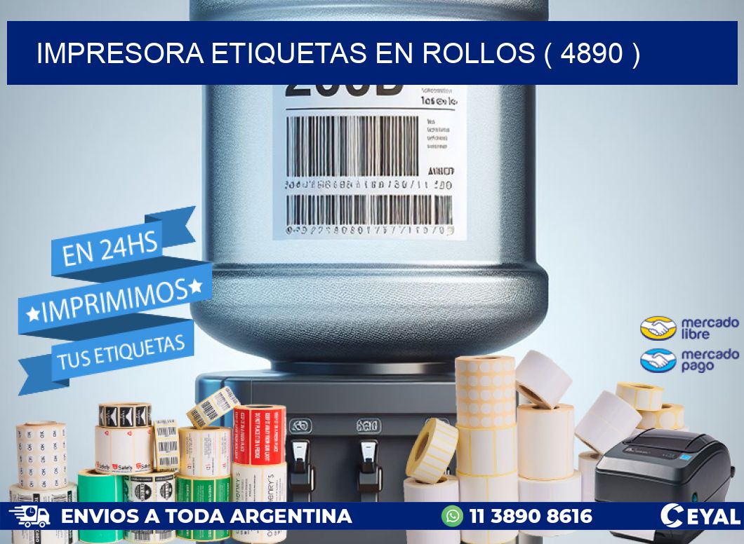 impresora etiquetas en rollos ( 4890 )