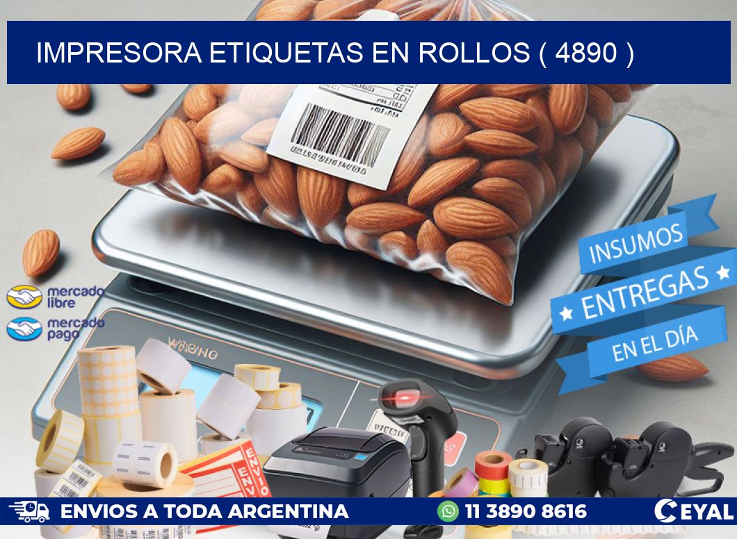 impresora etiquetas en rollos ( 4890 )