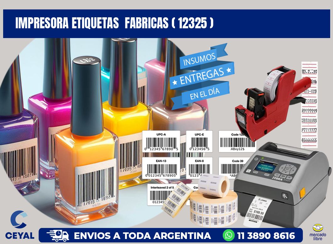 impresora etiquetas  fabricas ( 12325 )