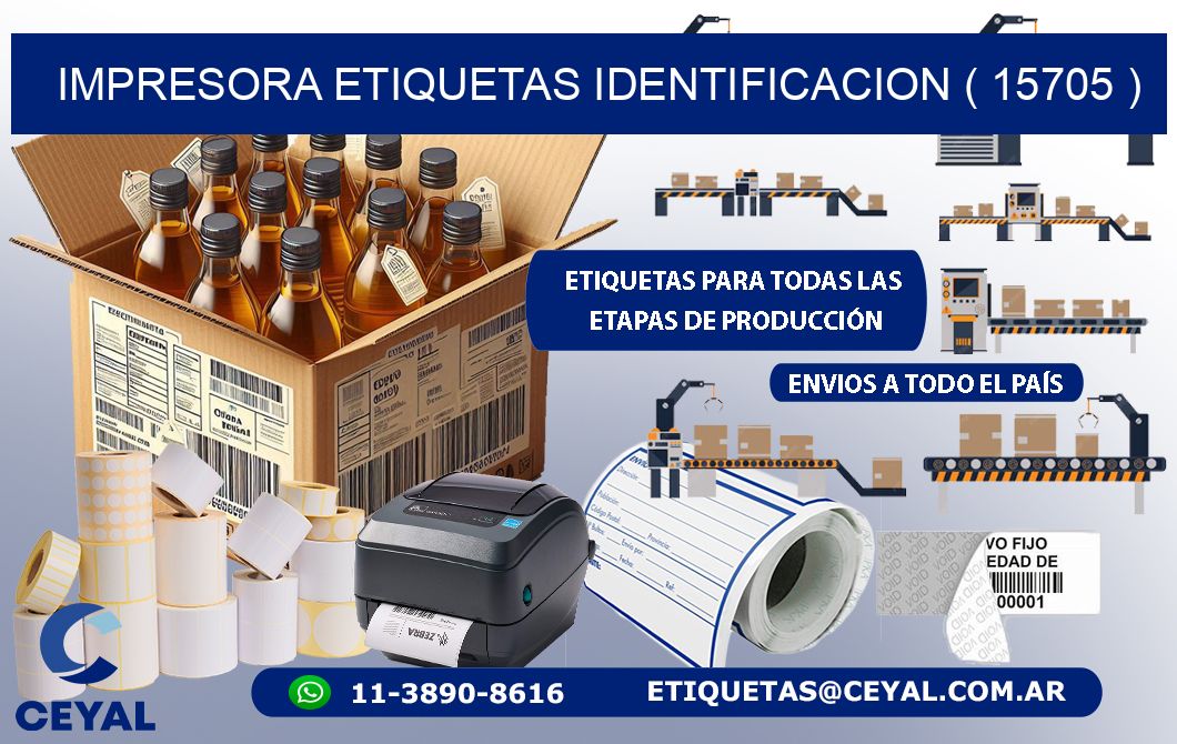 impresora etiquetas identificacion ( 15705 )