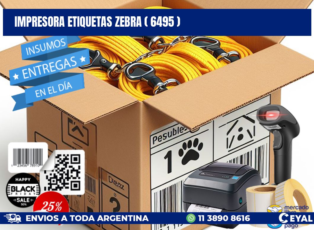 impresora etiquetas zebra ( 6495 )
