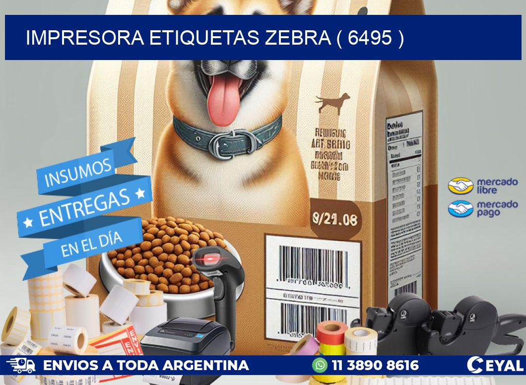 impresora etiquetas zebra ( 6495 )