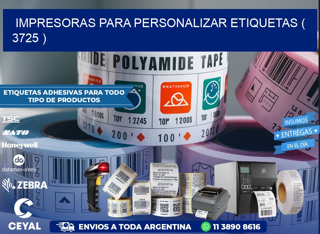 impresoras para personalizar etiquetas ( 3725 )