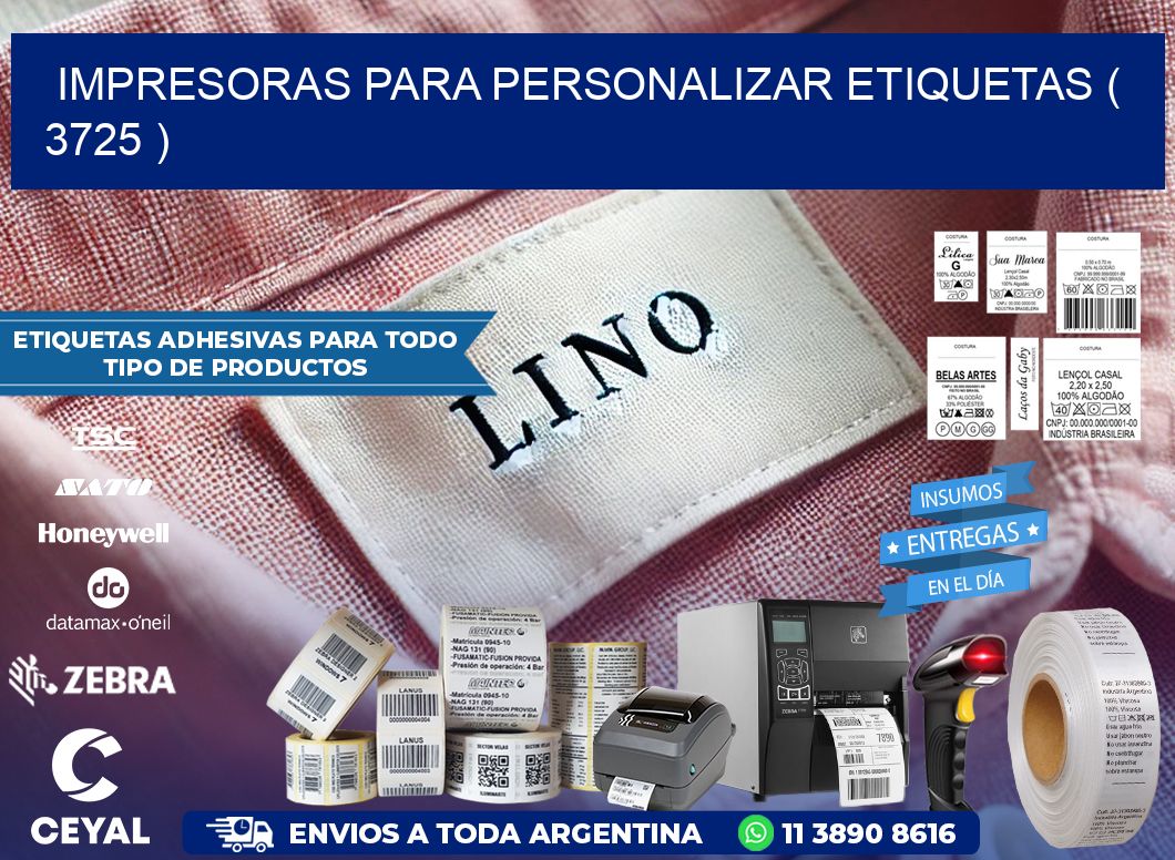 impresoras para personalizar etiquetas ( 3725 )