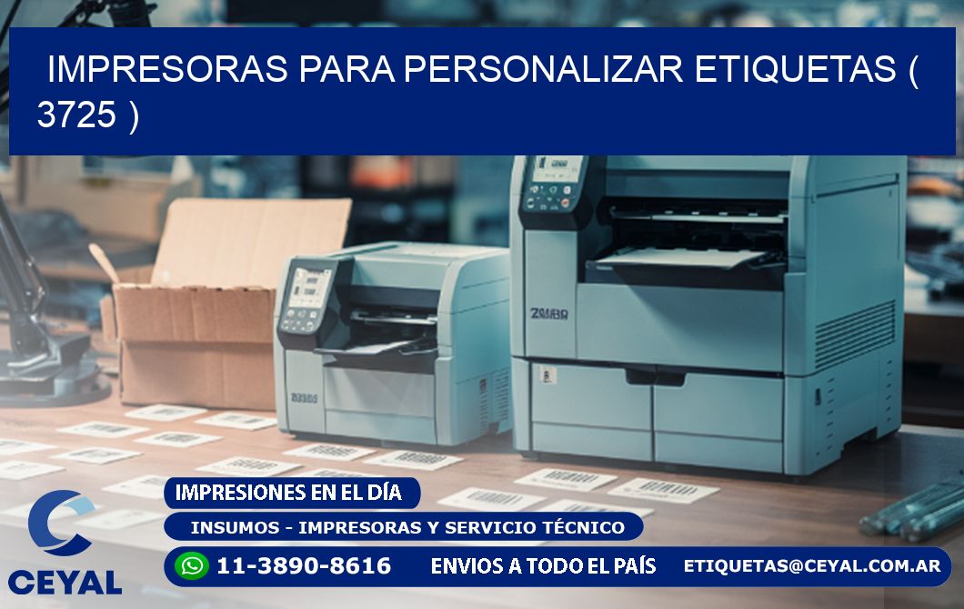 impresoras para personalizar etiquetas ( 3725 )