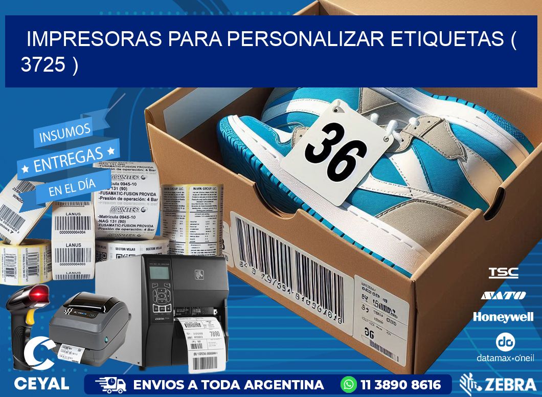 impresoras para personalizar etiquetas ( 3725 )