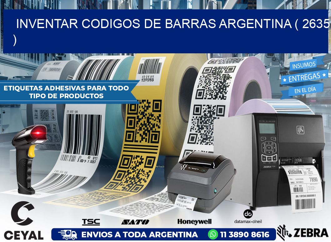inventar codigos de barras argentina ( 2635 )