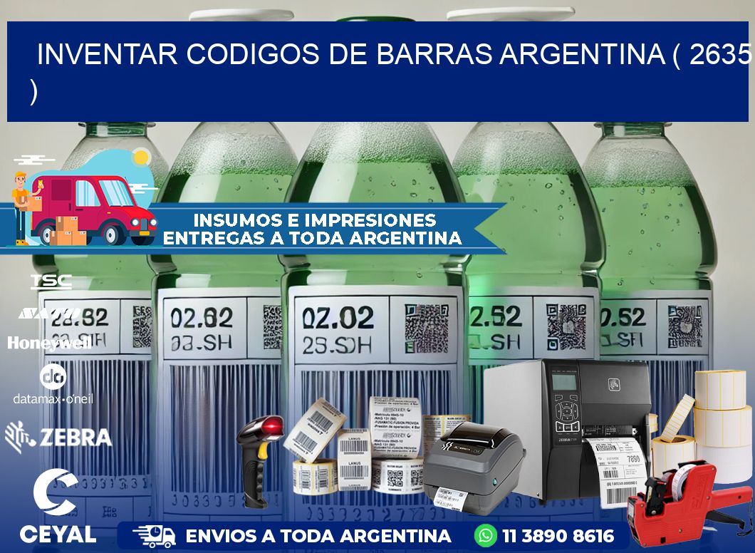 inventar codigos de barras argentina ( 2635 )