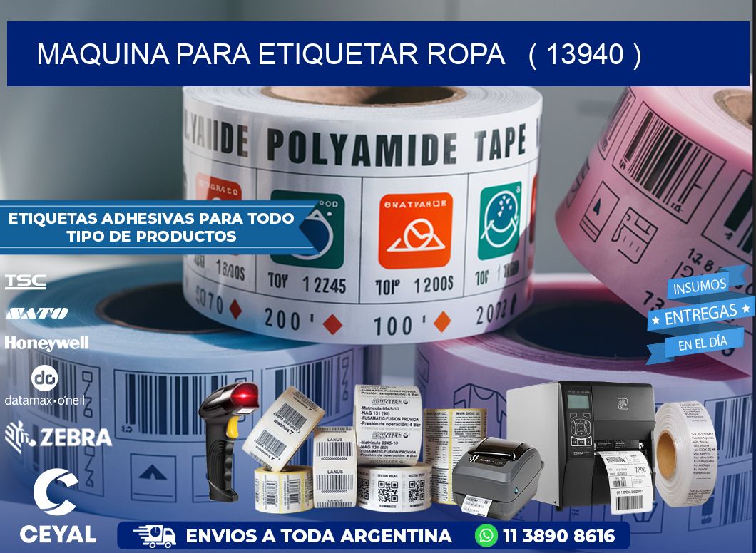 maquina para etiquetar ropa   ( 13940 )