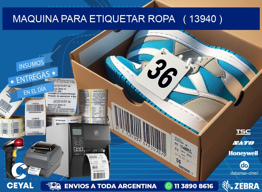 maquina para etiquetar ropa   ( 13940 )