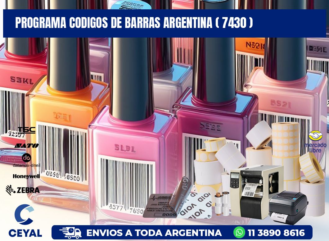 programa codigos de barras argentina ( 7430 )