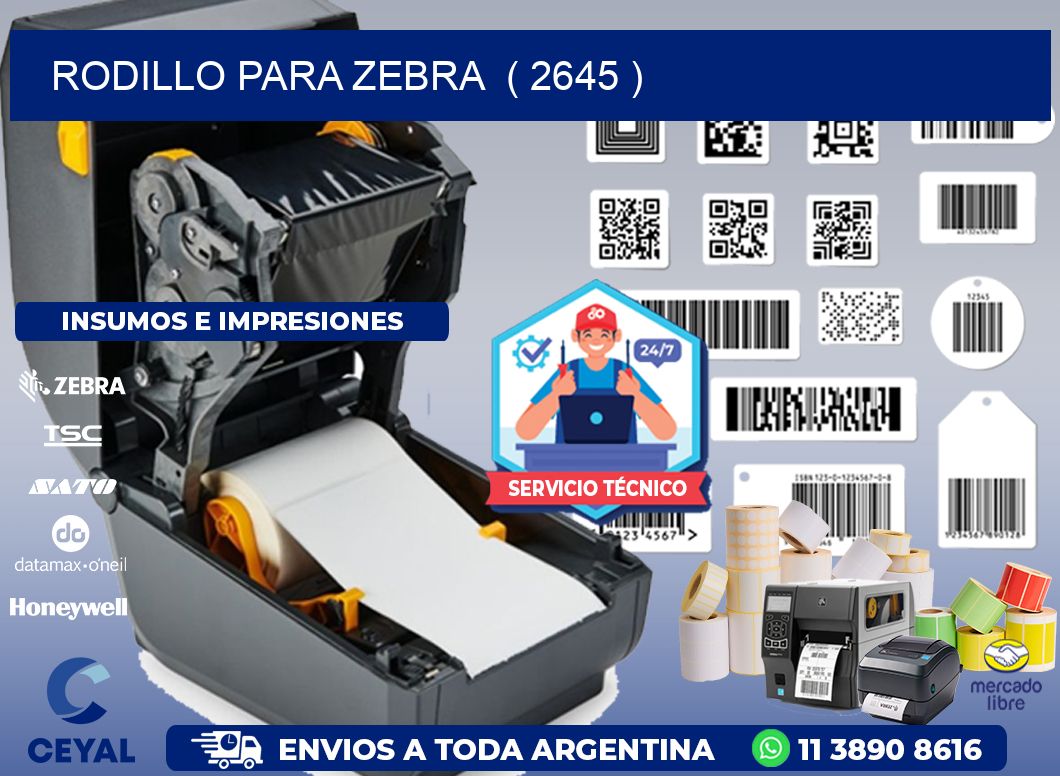 rodillo para zebra  ( 2645 )