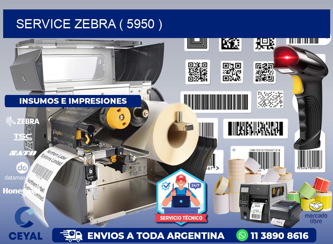 service zebra ( 5950 )