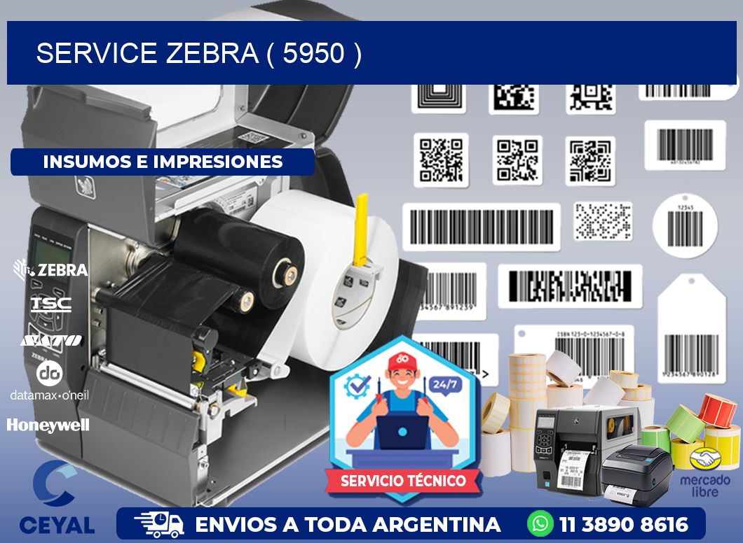 service zebra ( 5950 )