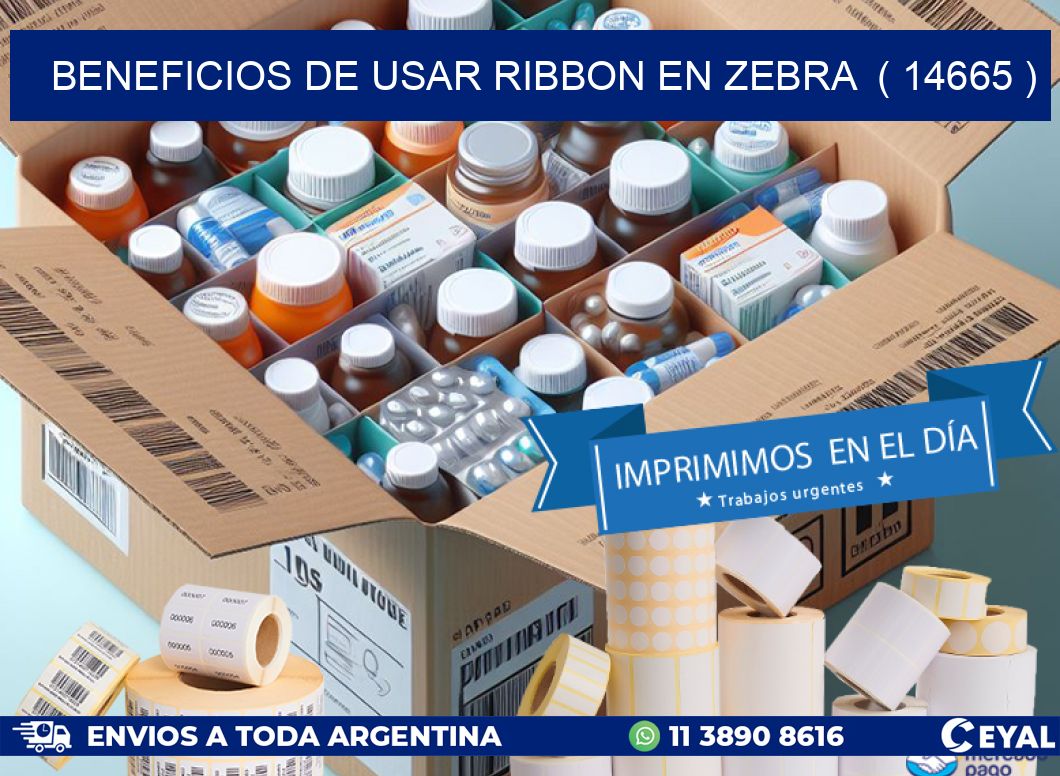 BENEFICIOS DE USAR RIBBON EN ZEBRA  ( 14665 )