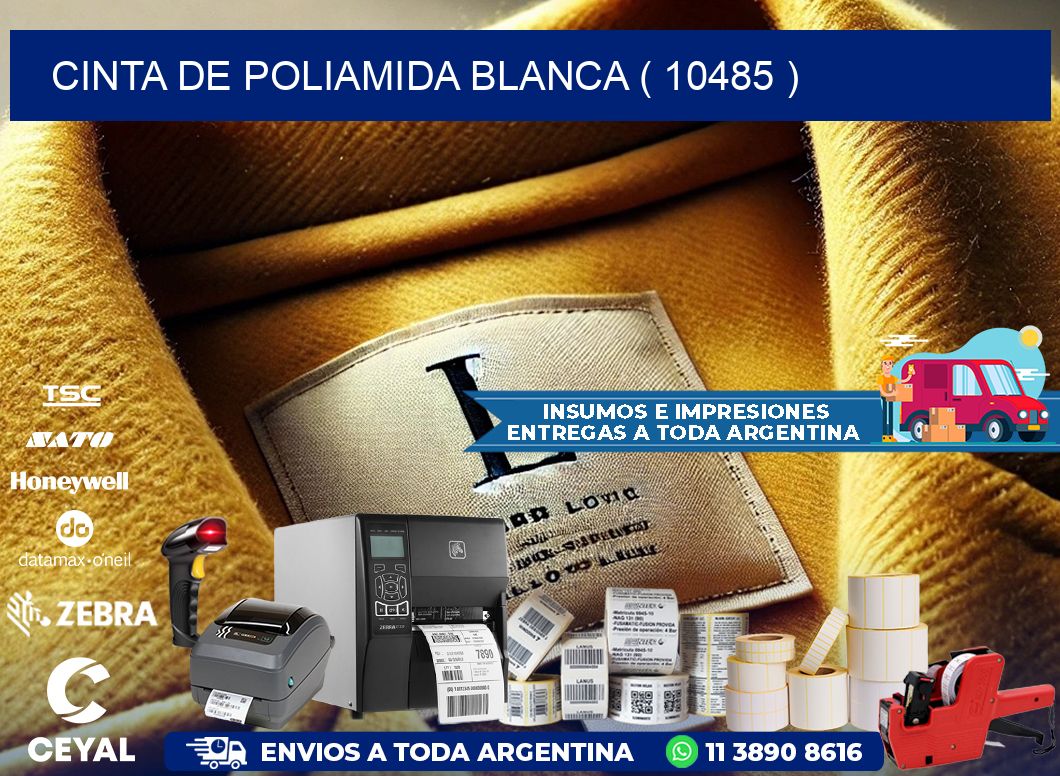 CINTA DE POLIAMIDA BLANCA ( 10485 )