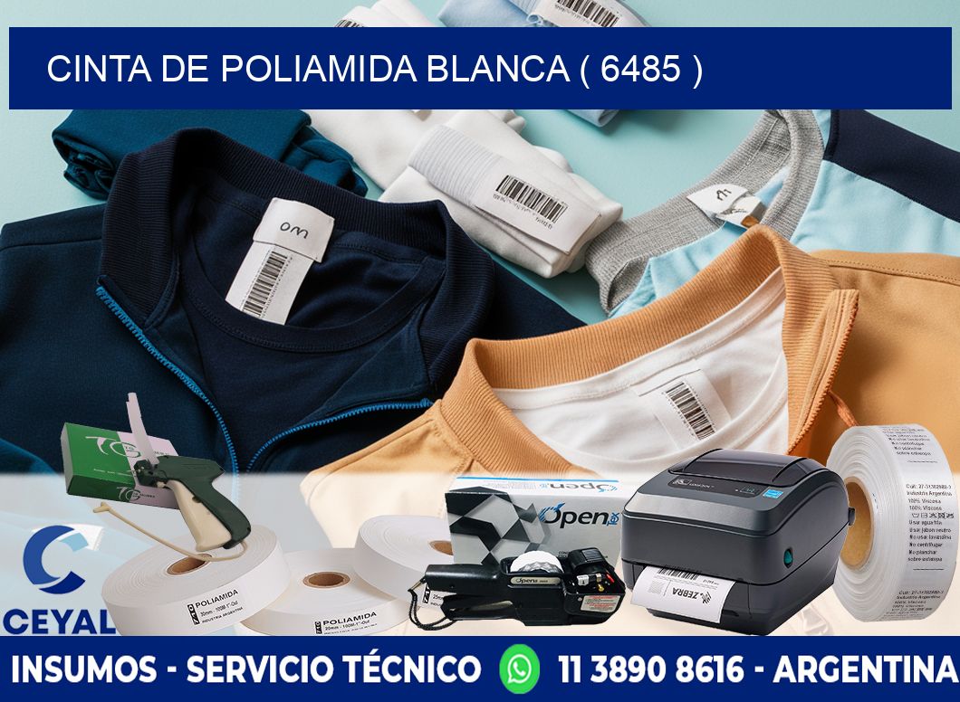 CINTA DE POLIAMIDA BLANCA ( 6485 )