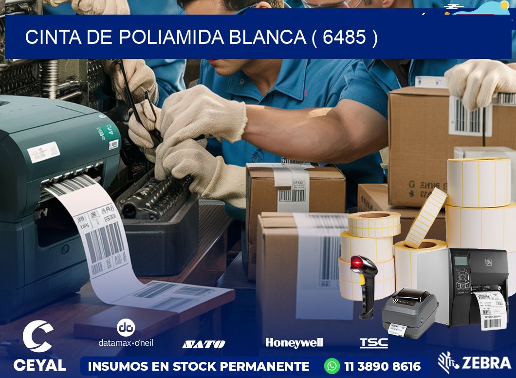 CINTA DE POLIAMIDA BLANCA ( 6485 )