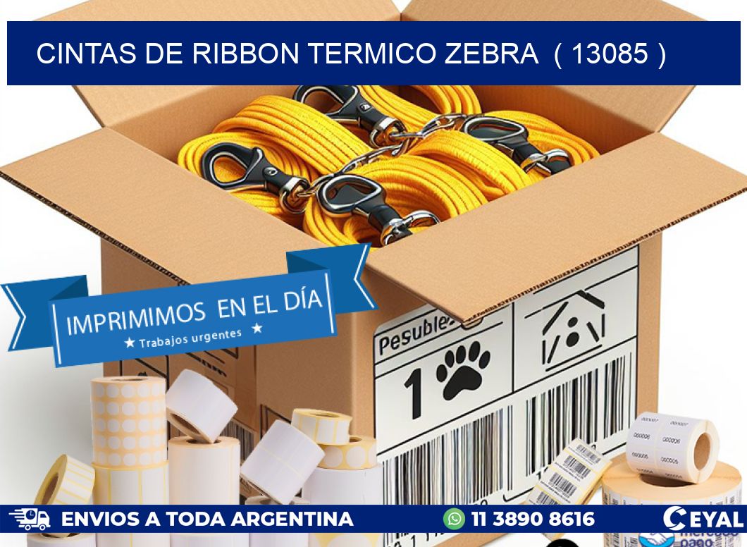 CINTAS DE RIBBON TERMICO ZEBRA  ( 13085 )