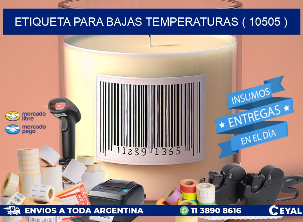 ETIQUETA PARA BAJAS TEMPERATURAS ( 10505 )