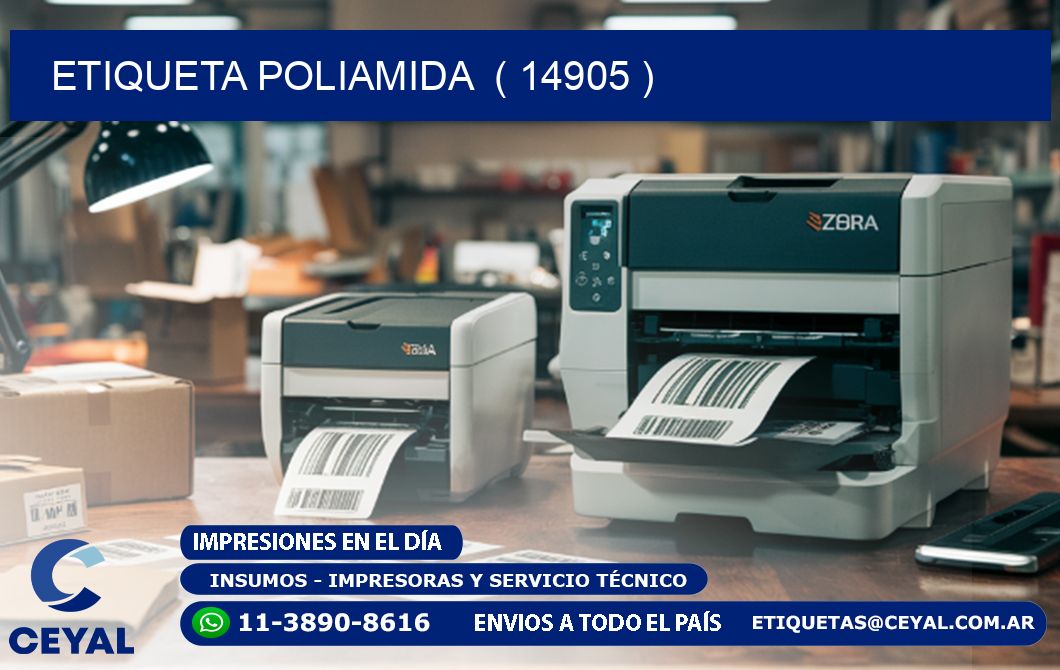 ETIQUETA POLIAMIDA  ( 14905 )