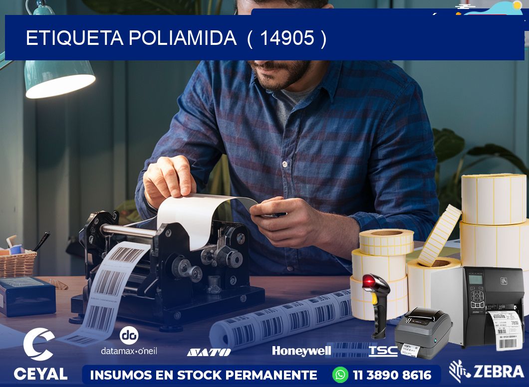 ETIQUETA POLIAMIDA  ( 14905 )