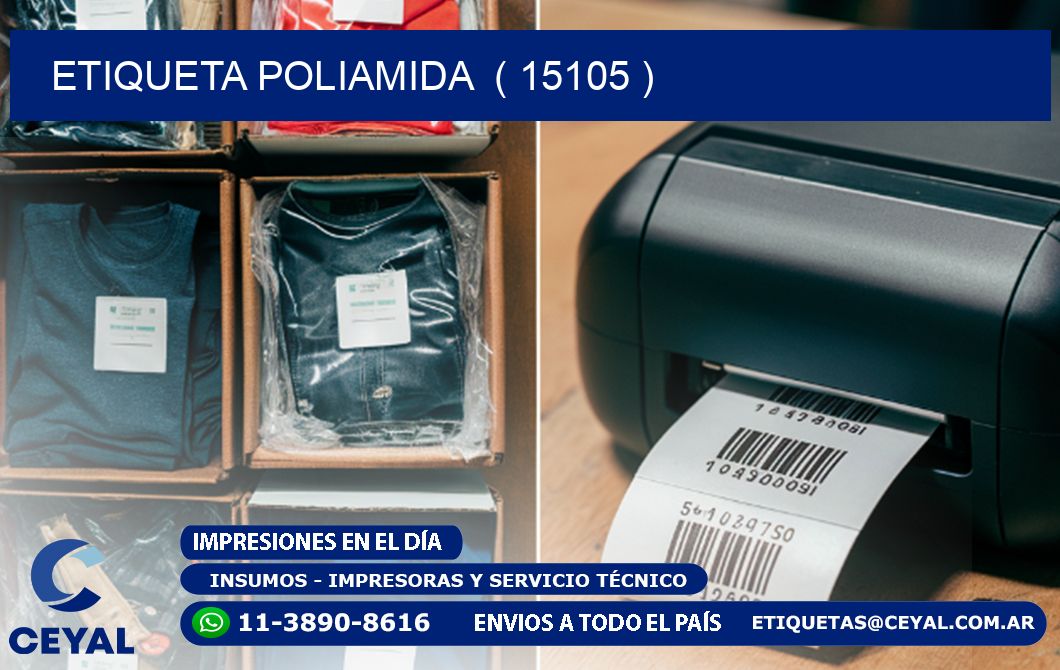 ETIQUETA POLIAMIDA  ( 15105 )